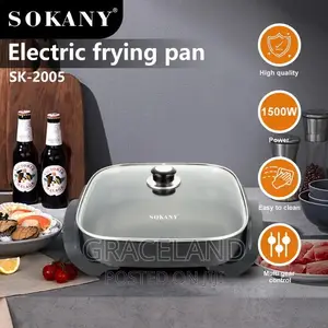 This Is Original SOKANY Electric Frying Pan Non-Stick Pot