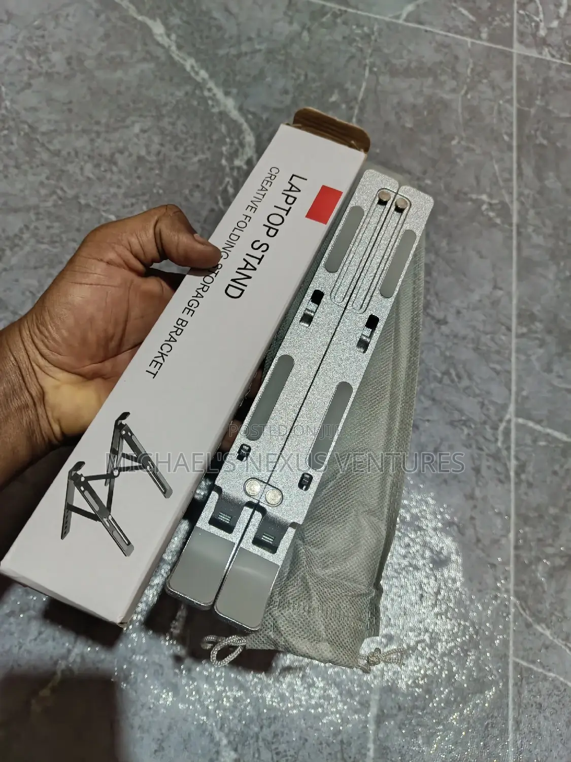 Metallic Laptop Stand