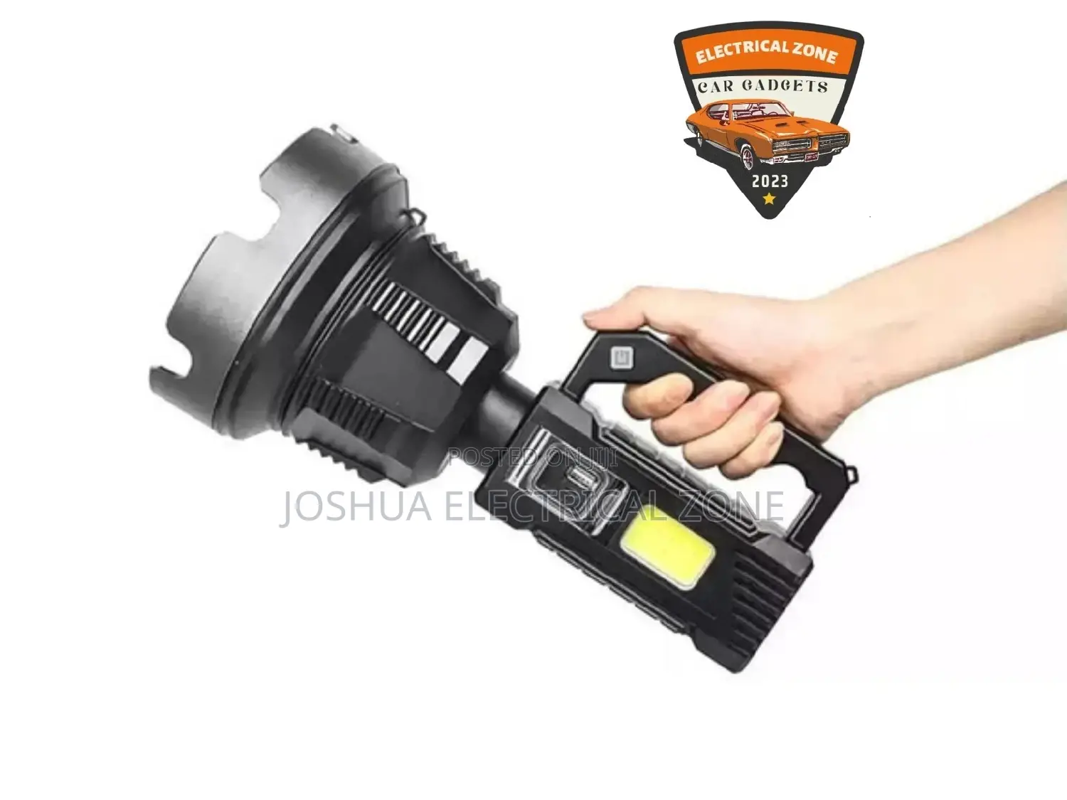 Spotlight Flashlight, Security Rechargeable High Lumens Led
