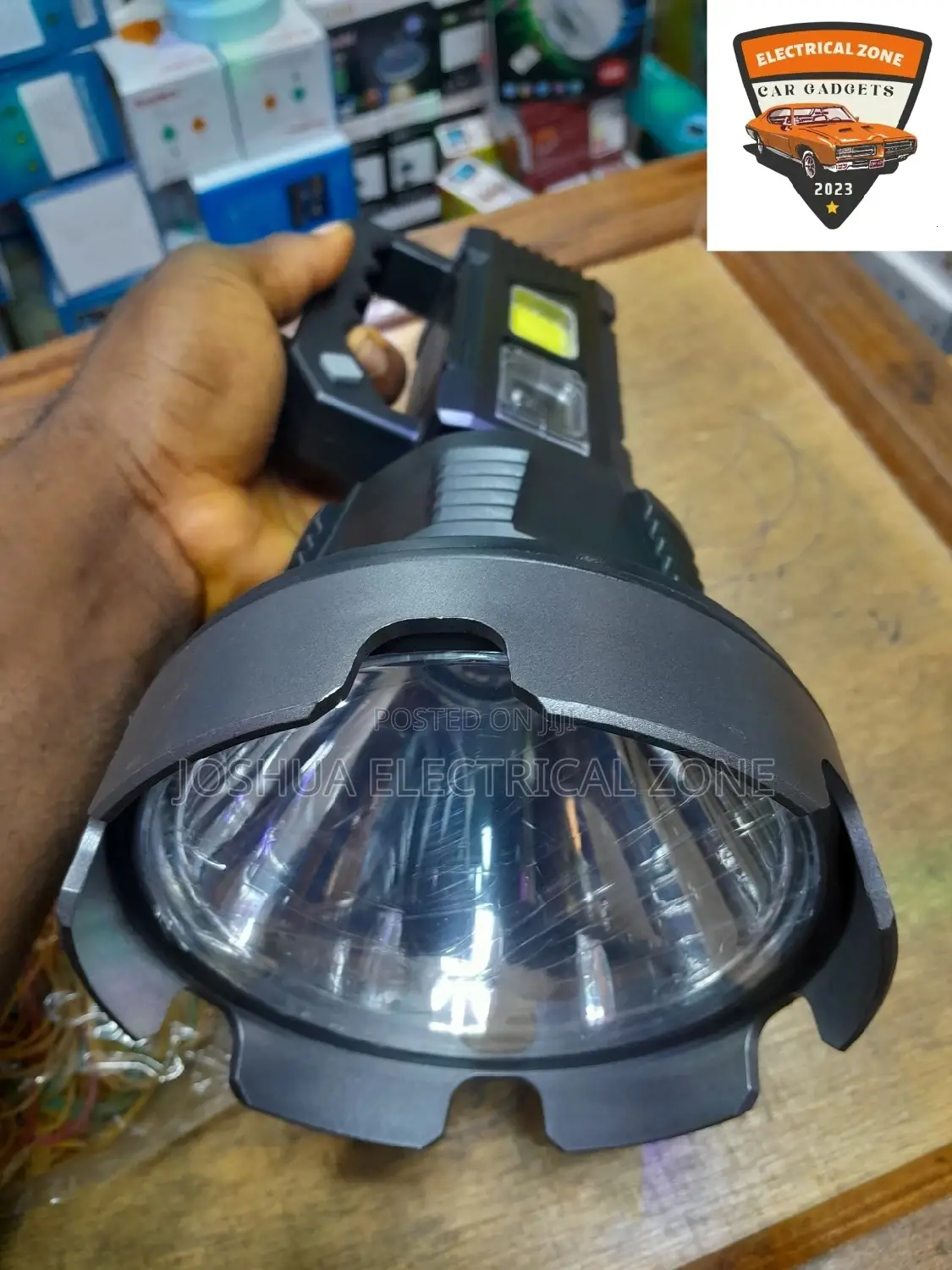Spotlight Flashlight, Security Rechargeable High Lumens Led