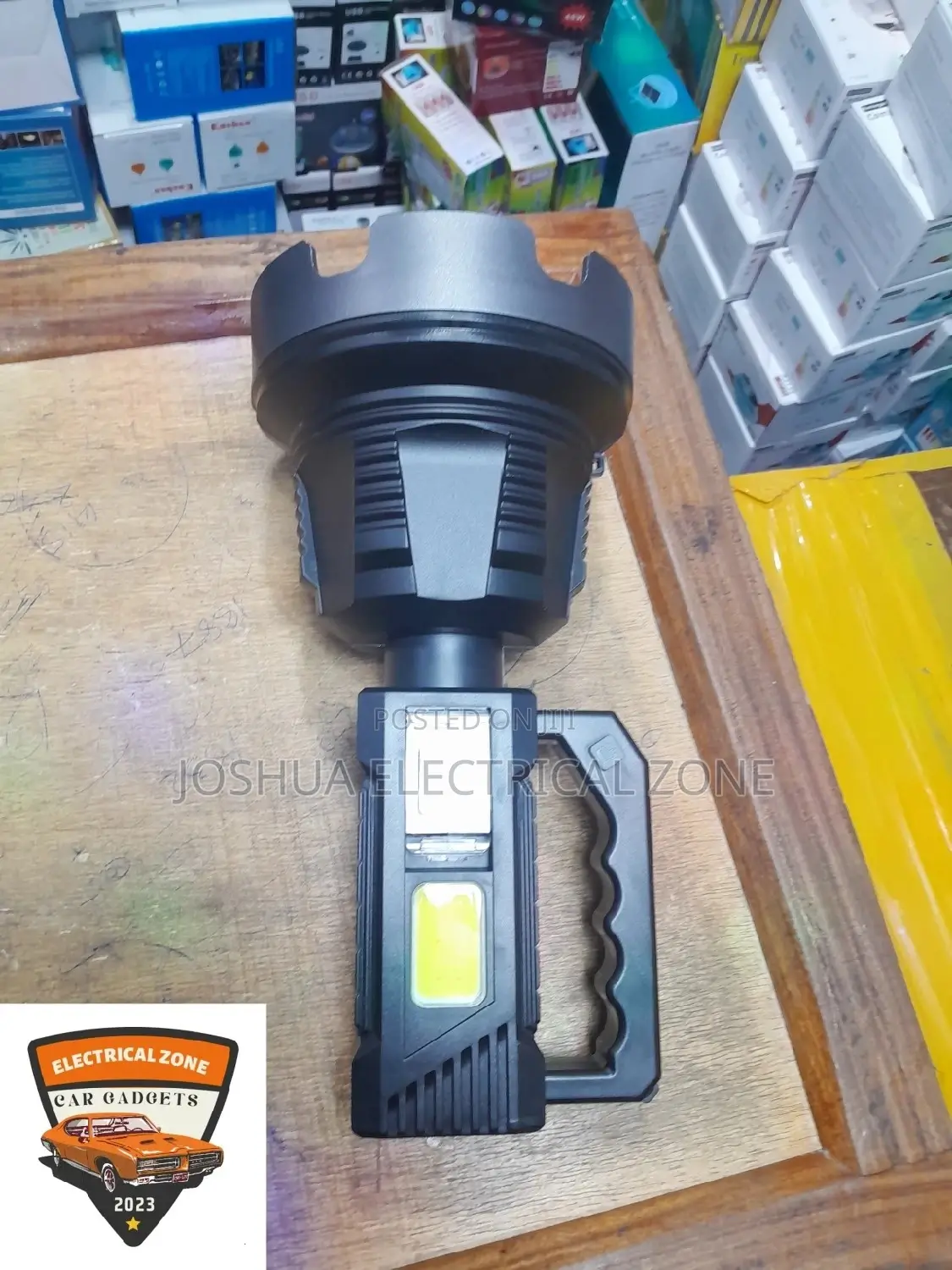Spotlight Flashlight, Security Rechargeable High Lumens Led