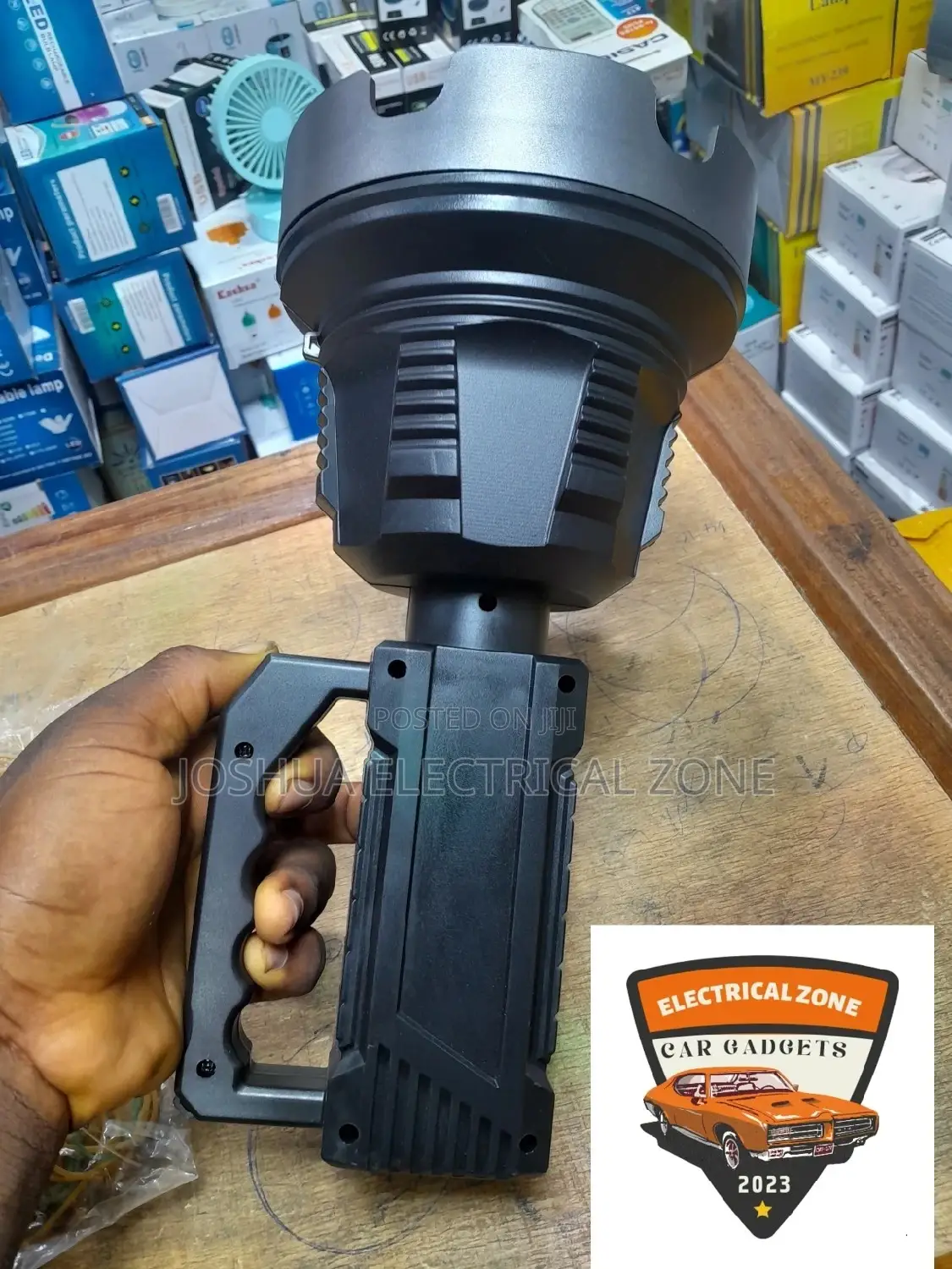 Spotlight Flashlight, Security Rechargeable High Lumens Led