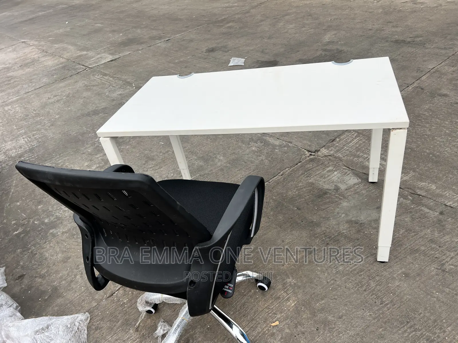 Uk Uses Adjustable Height Table and Brand New Chair