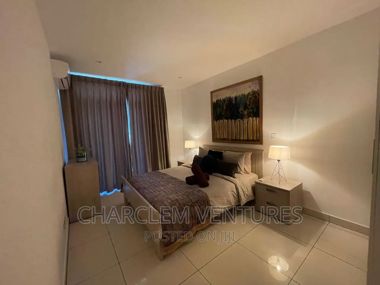Furnished 1bdrm Apartment in Charclem Ventures, Cantonments for rent