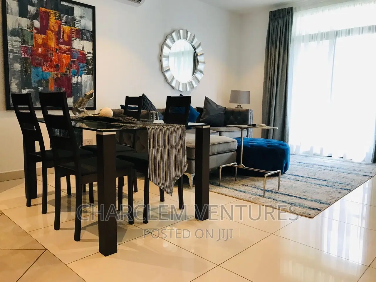 Furnished 1bdrm Apartment in Charclem Ventures, Cantonments for rent