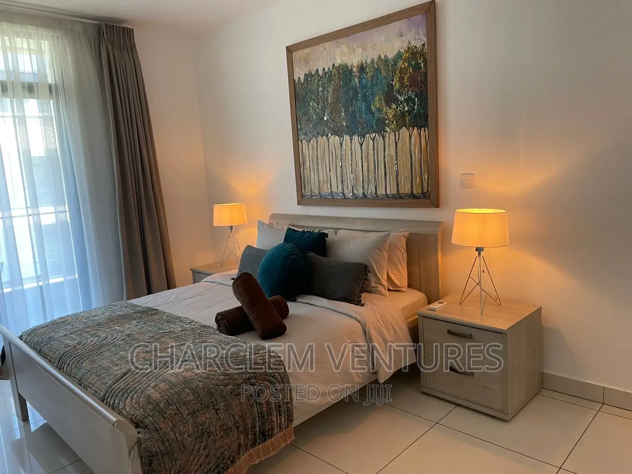 Furnished 1bdrm Apartment in Charclem Ventures, Cantonments for rent