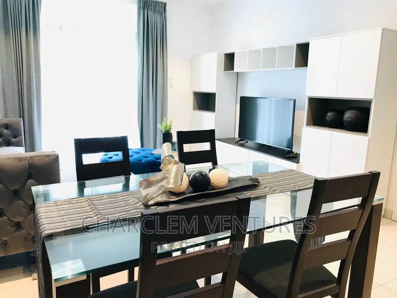 Furnished 1bdrm Apartment in Charclem Ventures, Cantonments for rent
