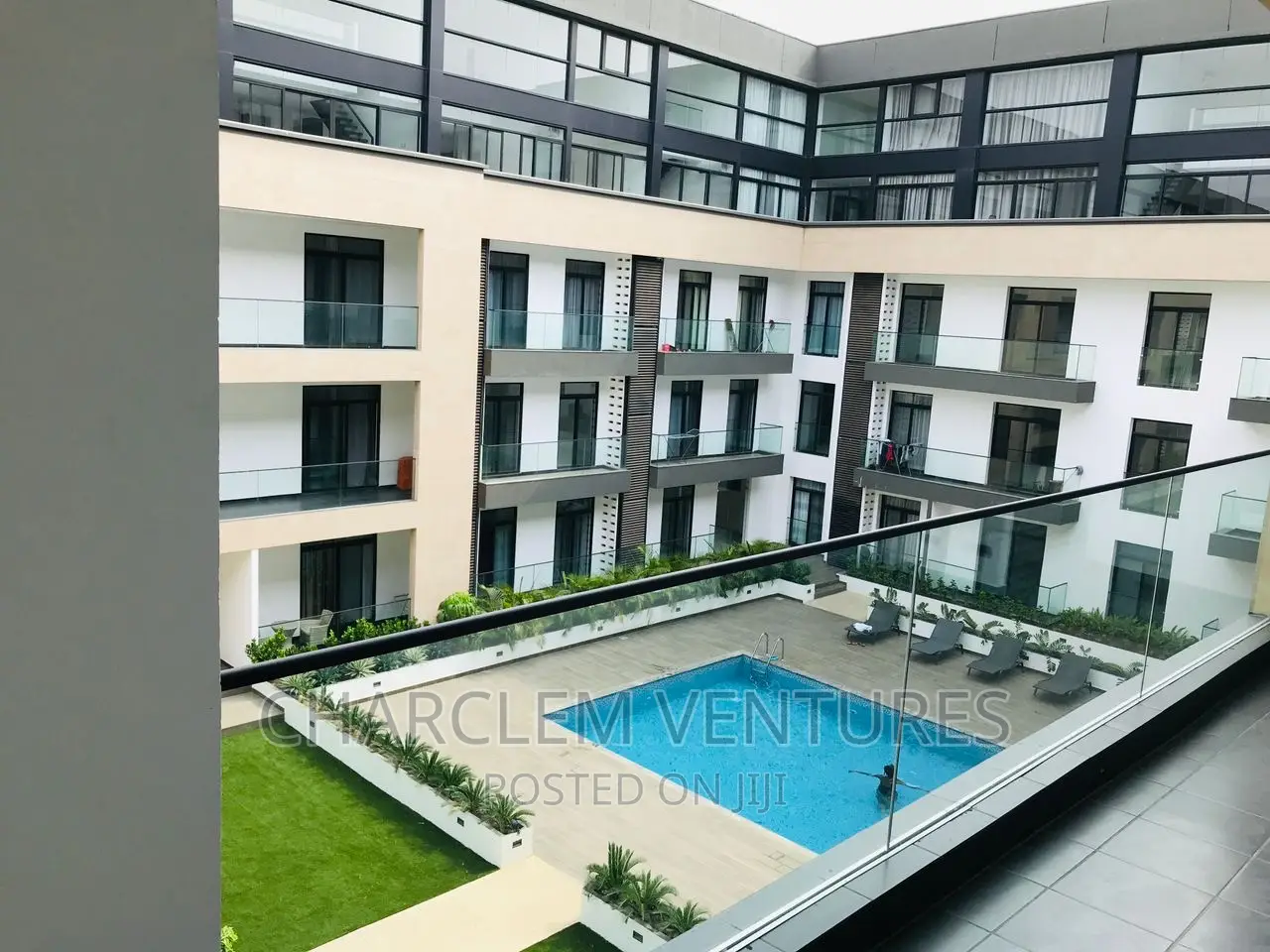 Furnished 1bdrm Apartment in Charclem Ventures, Cantonments for rent