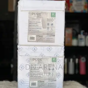 300 Count Pure Earth Tencel Blend 4-Piece Sheetsetking Size
