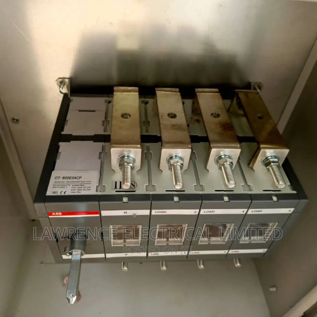 800amps 4pole ABB Change Over