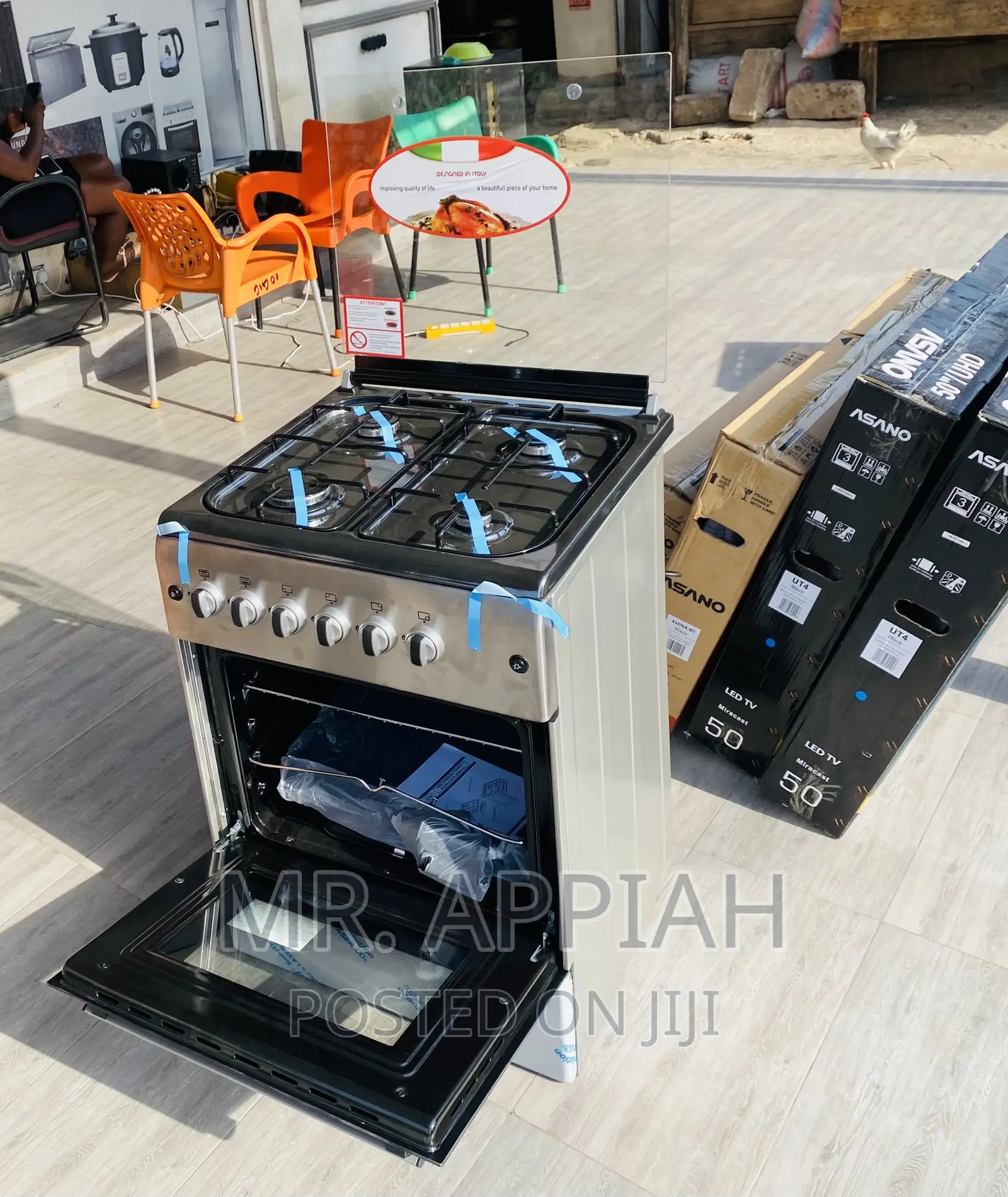 Authentic Ferre 60x60 Auto Ignition,Oven and Grill New Line