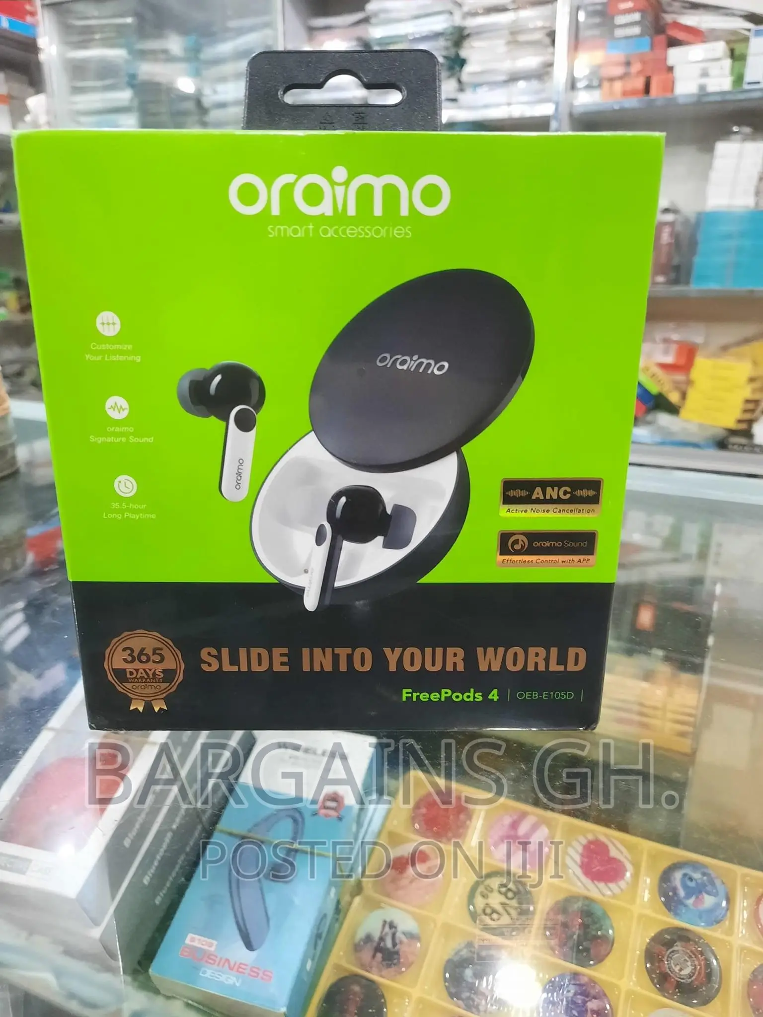 Oraimo Freepods 4 Wireless Earbuds With ANC