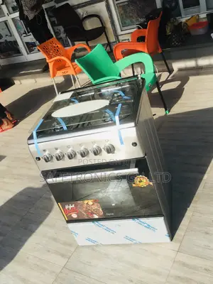 4 Gas Cooker Oven With Grill Ferre Glass Lid 60x60