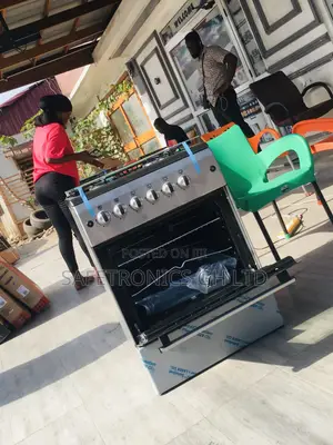 Lasting 4 Gas Burner Oven With Grill 60x60 Ferre Gray