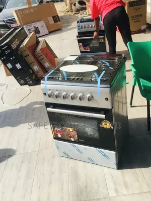 Oven With Grill Ferre Glass Lid 4 Gas Cooker 60x60