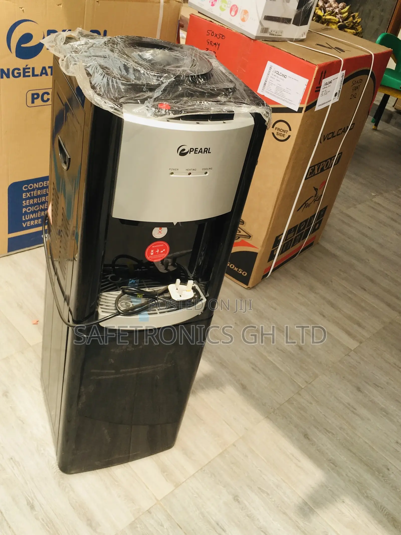 Black Electric Water Dispenser PWD-2008 Hot/Cold