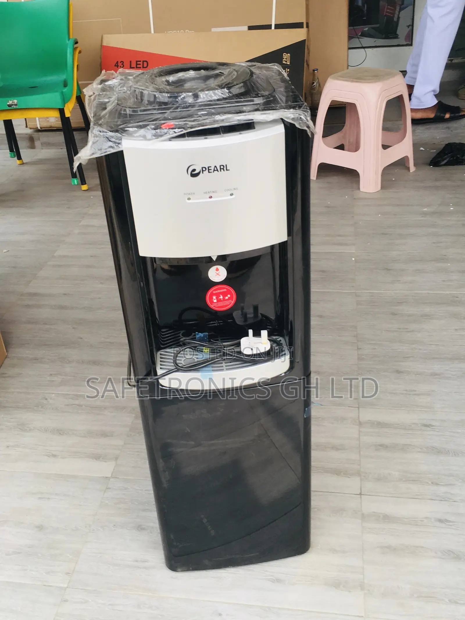 Pearl Water Dispenser PWD-2008 Black Hot/Cold Electric