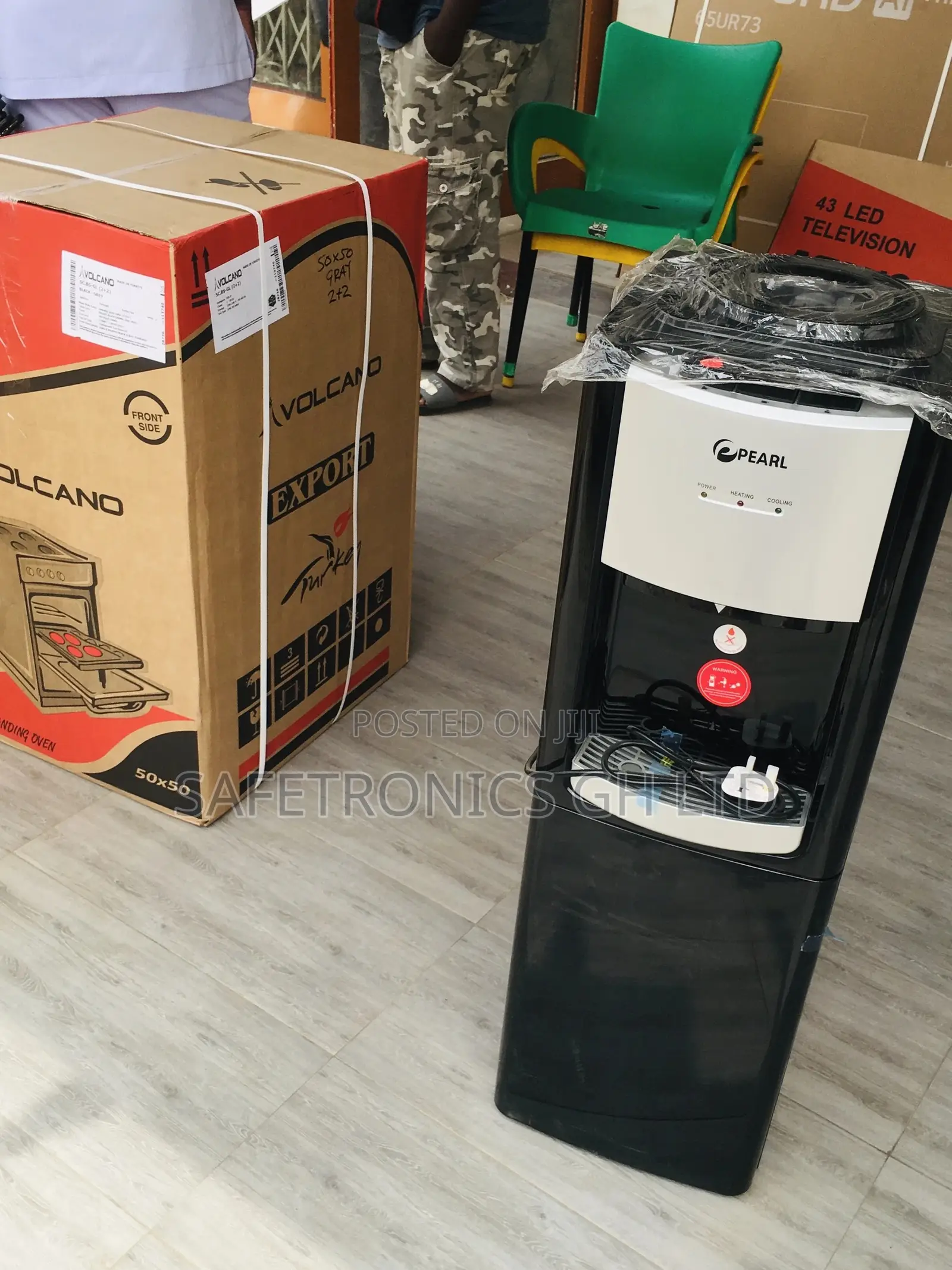 Hot/Cold Pearl Electric PWD-2008 Black Water Dispenser