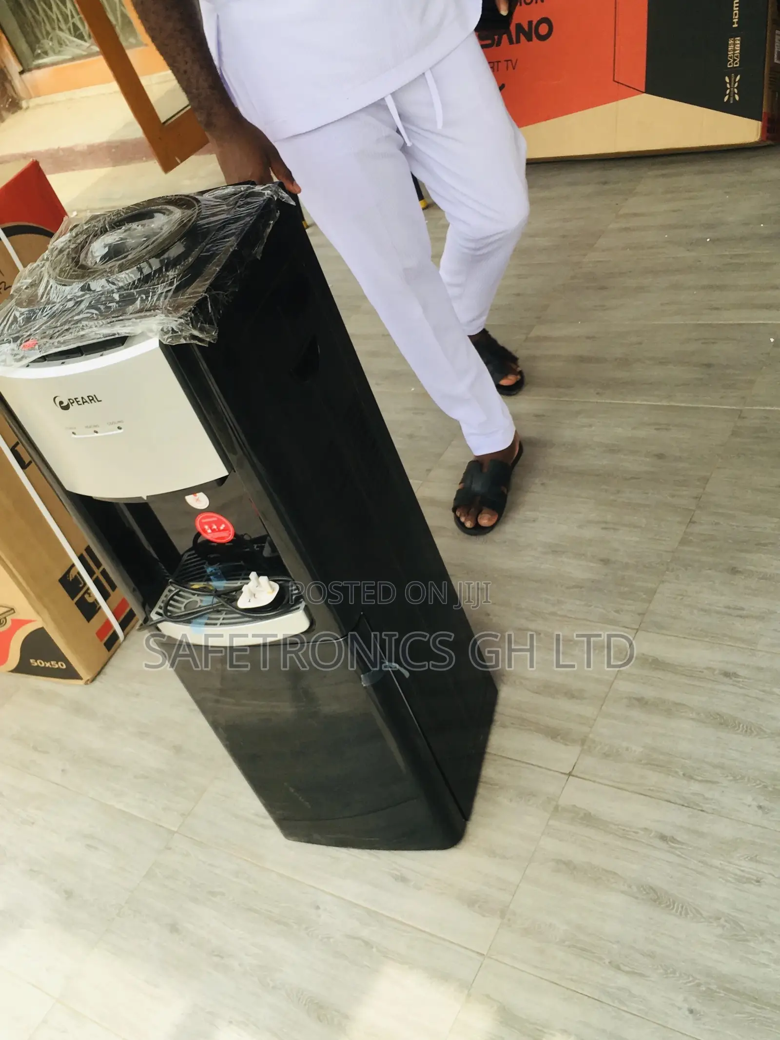 Pearl Black Hot/Cold Water Dispenser Electric PWD-2008