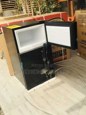 Topfreezer Black Glass Pearl Doubledoor PF-10T Fridge
