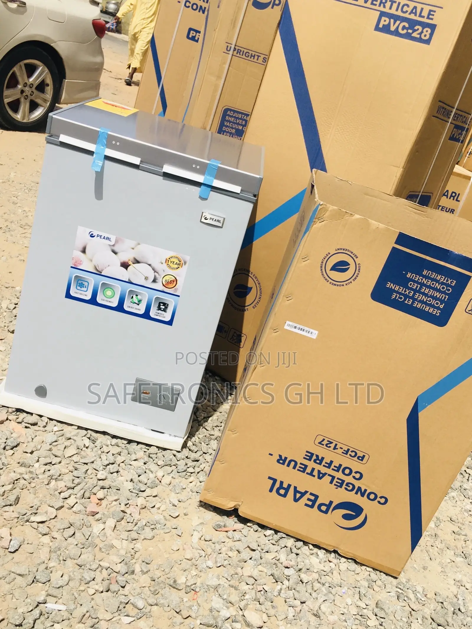Chestfreezer Electric Pearl PCF-127 100 Liters Singledoor