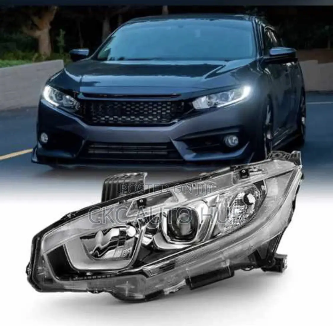 Honda Civic 2016 2017 2018 2019 Headlight