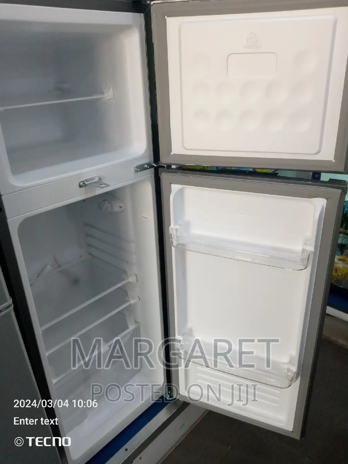 Nasco 138 Littres Double Door Fridge