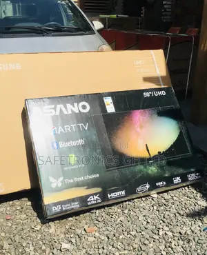 Smart Black Electric UHD 50 Inches Glossy Led Asano Tv