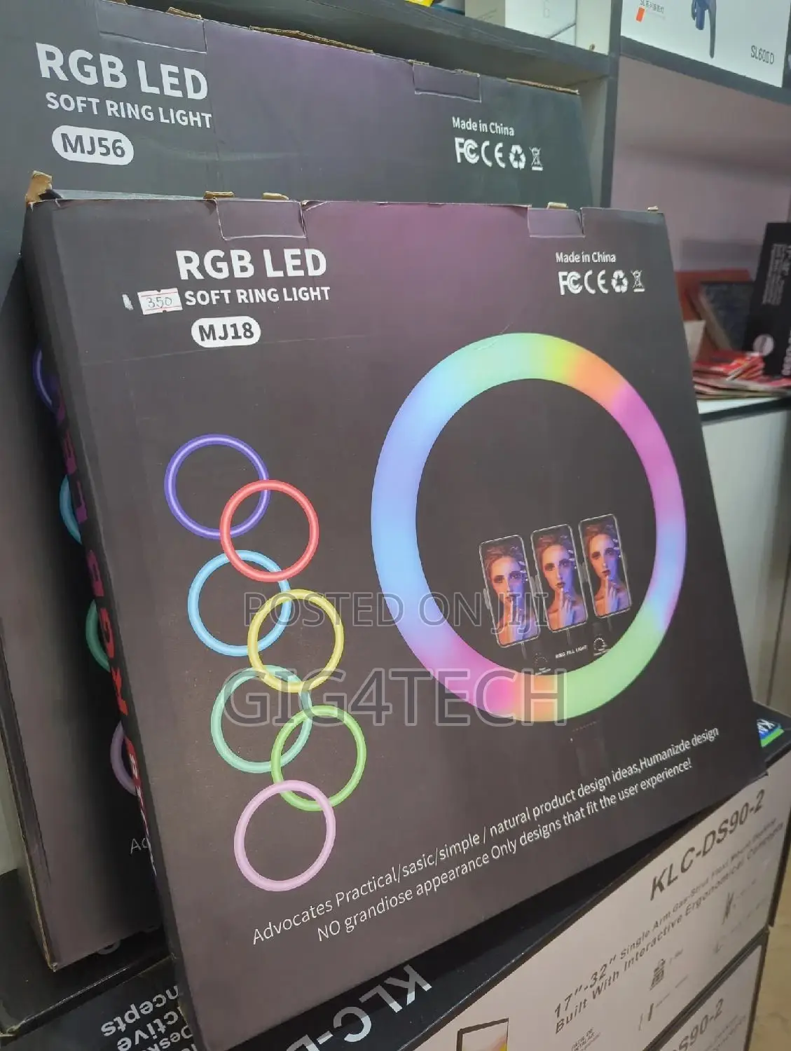 18 RGB Soft Ring Light Mj18