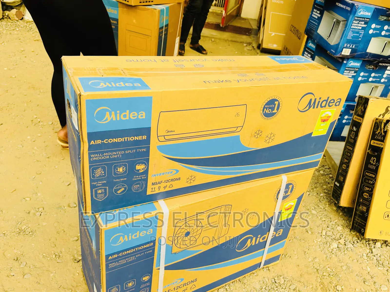Inverter Split R410 Gas Strong Airflow Midea 1.5hp