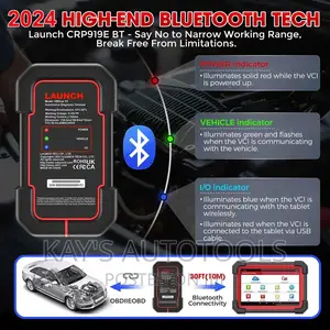 Launch Crp919x Bt Bluetooth Car Full Diagnostics Scanner