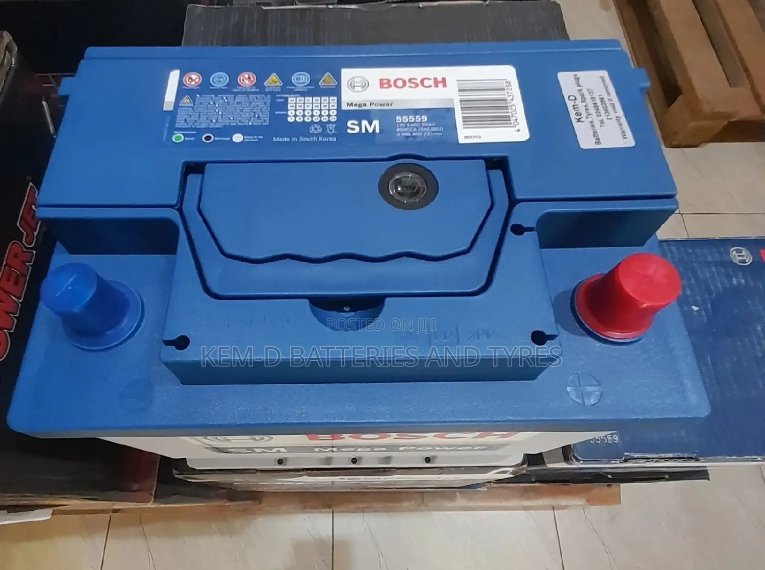 Original Bosch Battery 13 Plates Car Battery -Free Delivery