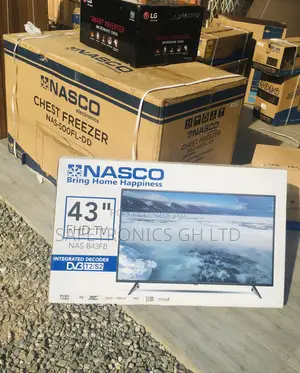 Electric Nasco Black 43 Inches Led Glossy Digital Full Tv