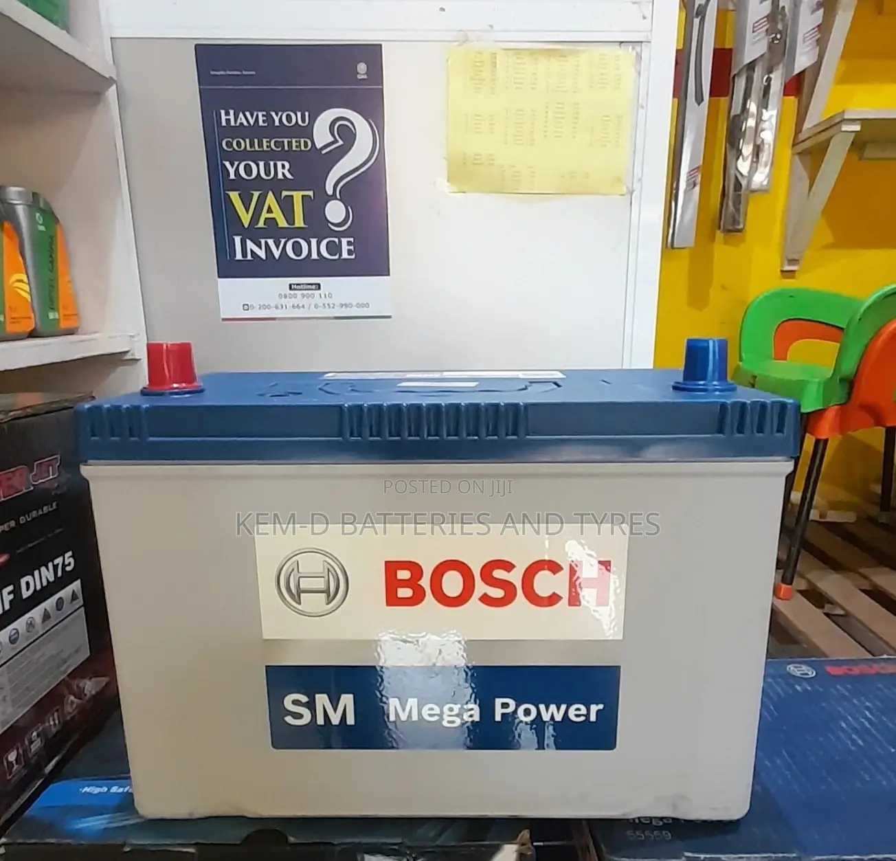 Original Bosch Battery - 17 Plates Batteries 90ah Free Deliv