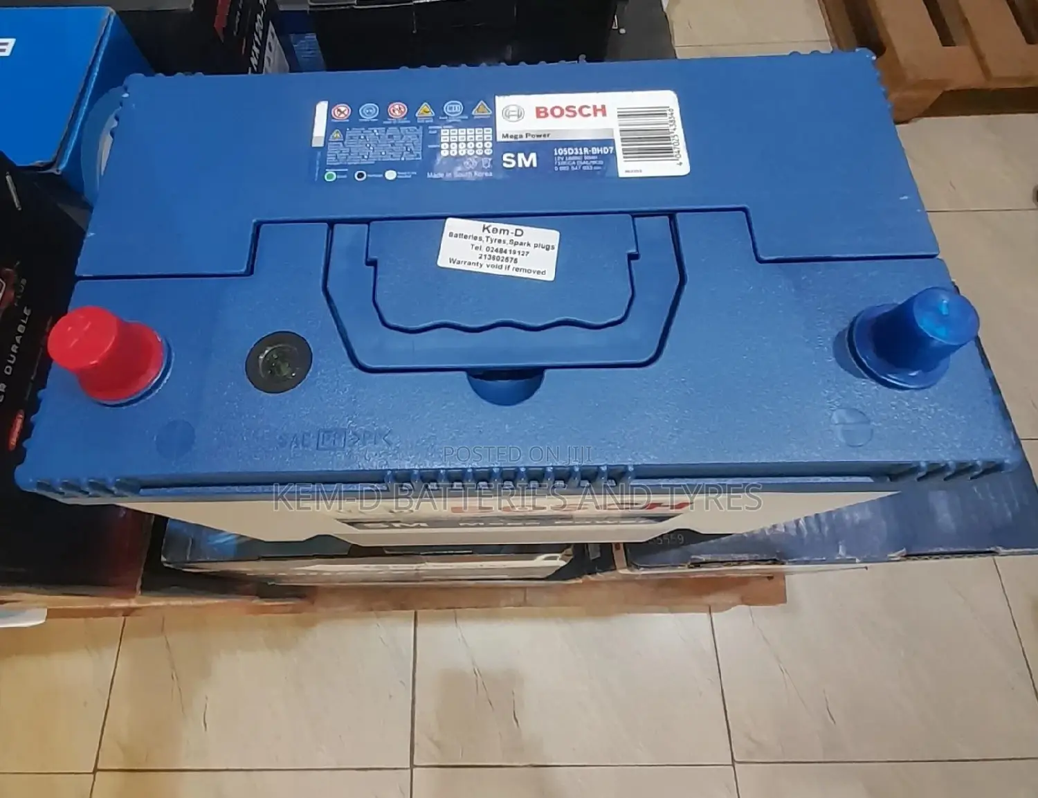 Original Bosch Battery - 17 Plates Batteries 90ah Free Deliv