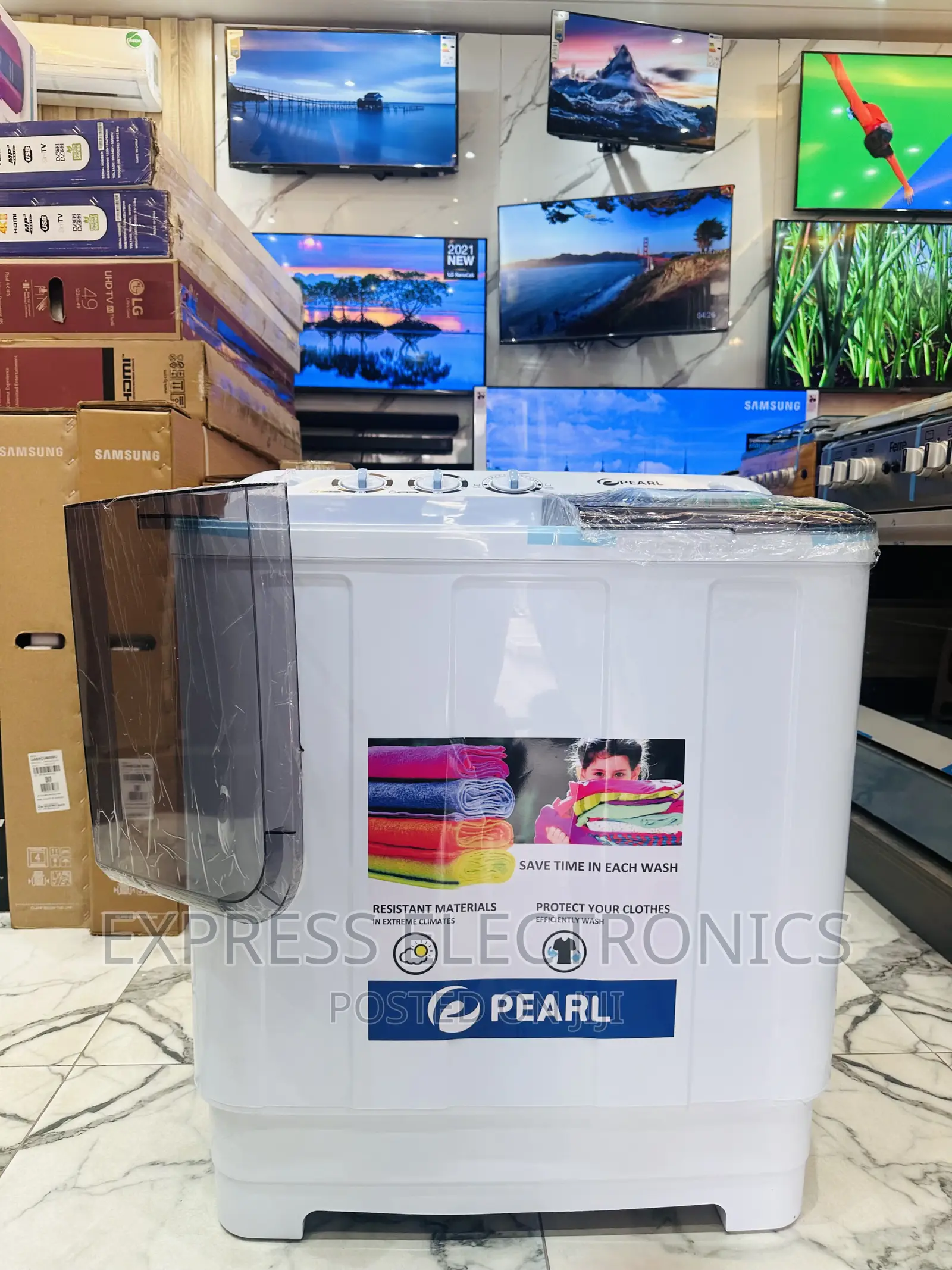 Shop the Best Washing Machine Pearl 7kg Topload Twintub.