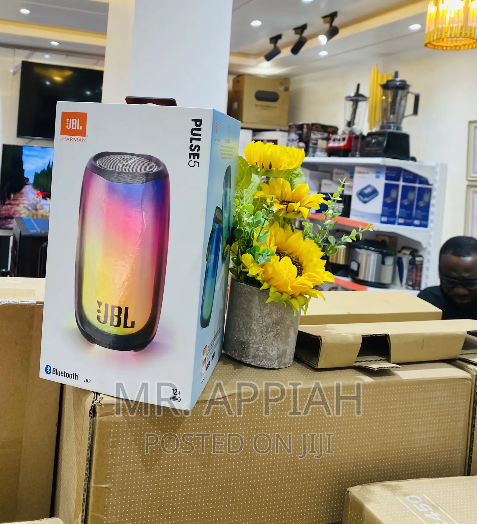 Purchase Affordable JBL Pulse 5 Rechargeable Speaker.