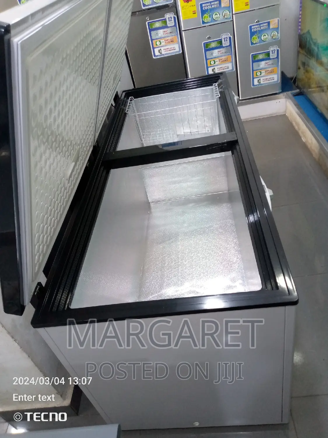 Nasco 500 Littres Chest Freezer Double Door