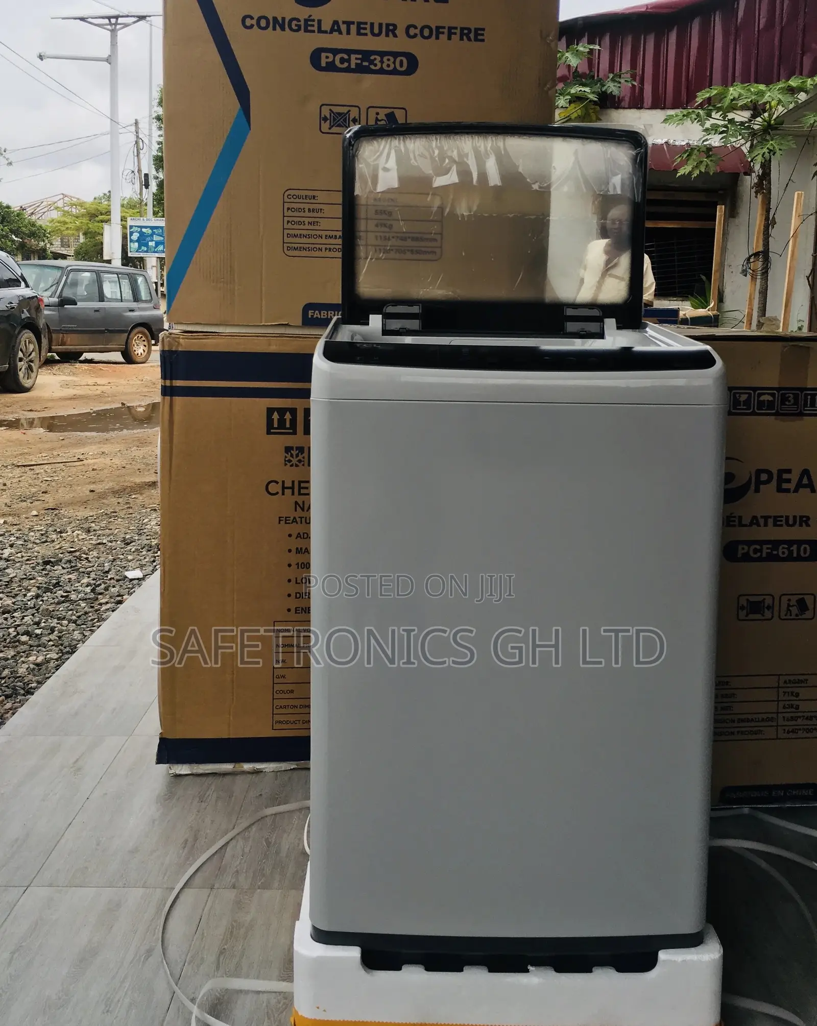 TCL Gray Semiautomatic Topload Electric 7kg Washingmachine