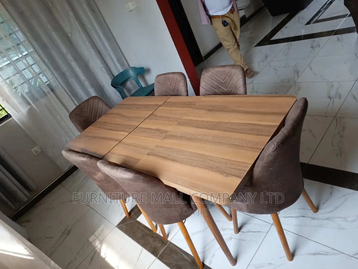 New Dinning Set With Six Chairs  Free Delivery