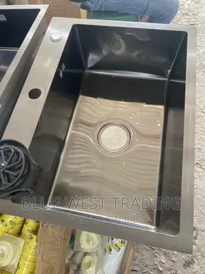Black Cabinet Sink With Cup Washer - Kitchen Sink