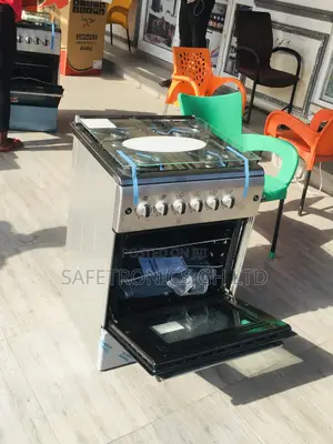Oven With Grill 4 Gas Cooker Ferre 60x60 Gray
