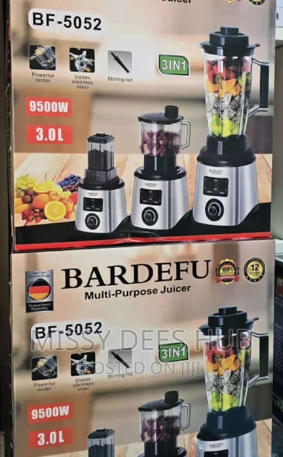 Bardefu 3in1 Multipurpose Blender (New)