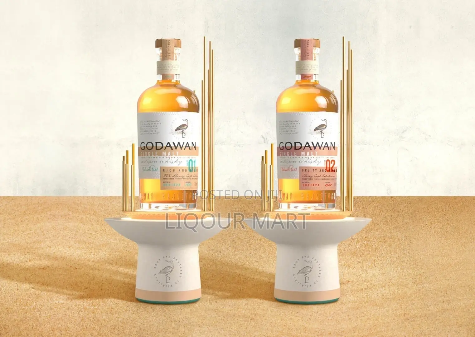 Godawan Indian Single Malt Whiskey 700ml