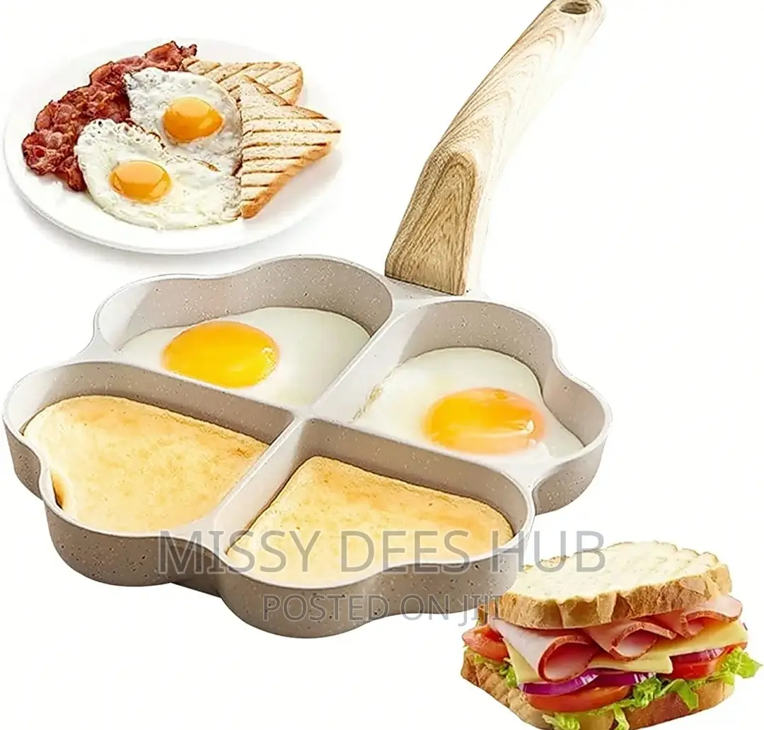 4 Heart-Shaped Frying Pan