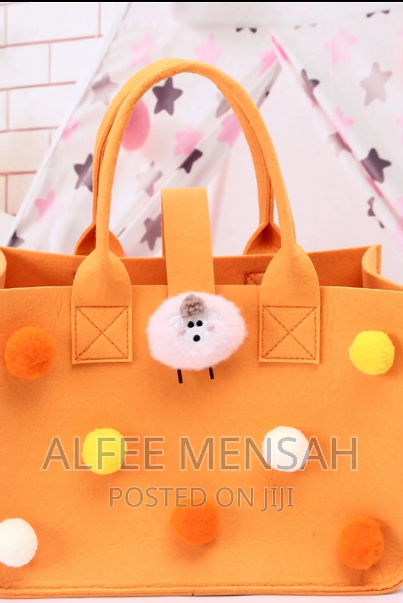 2024 New Women's Felt Handbag Large Capacity