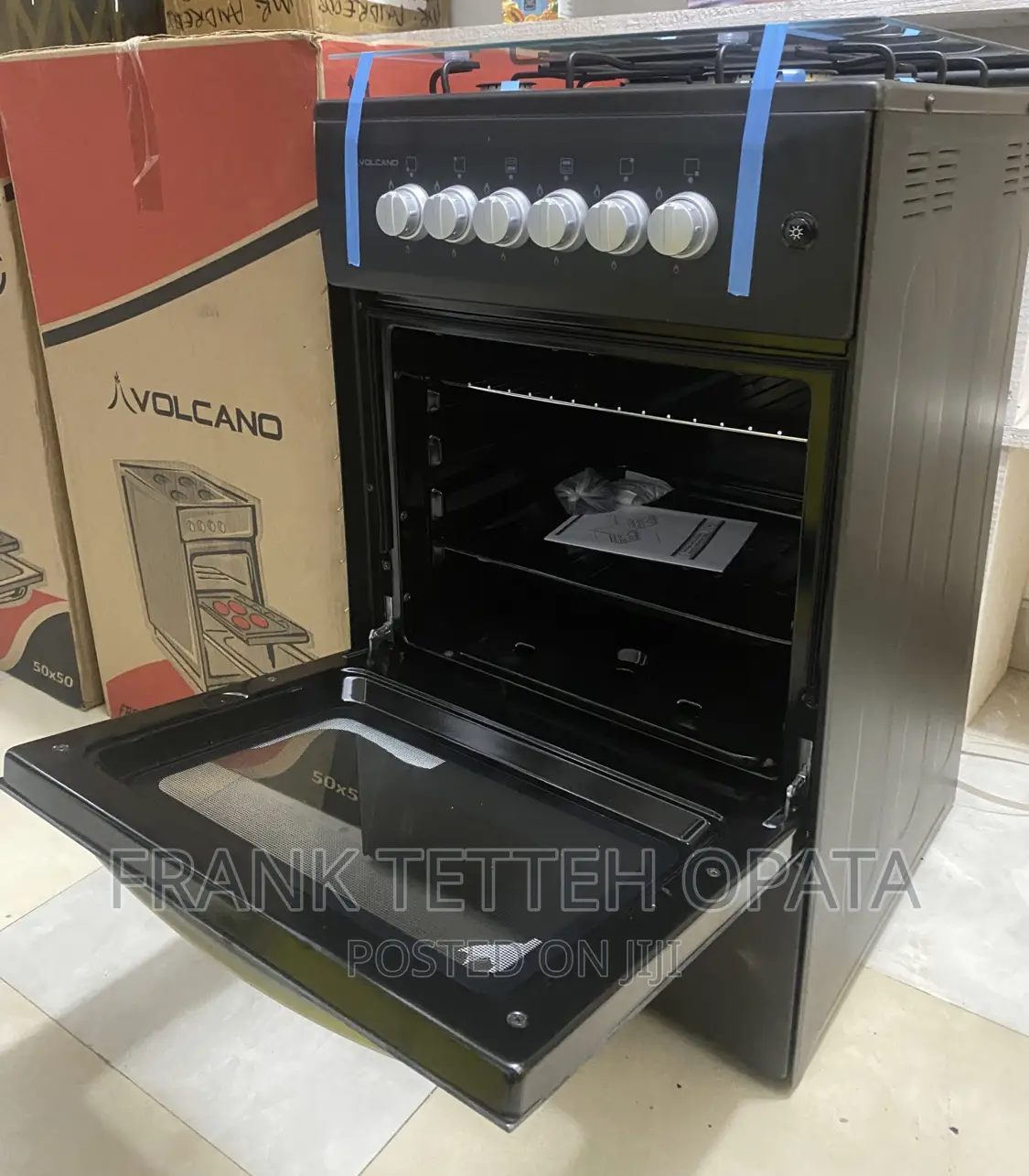 Volcano 4 Burner Stove 50x50 Oven Grill