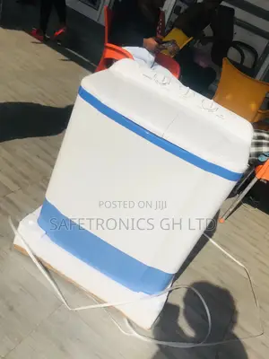 White/Blue Washingmachine Semiutomatic 7kg Nasco Topload