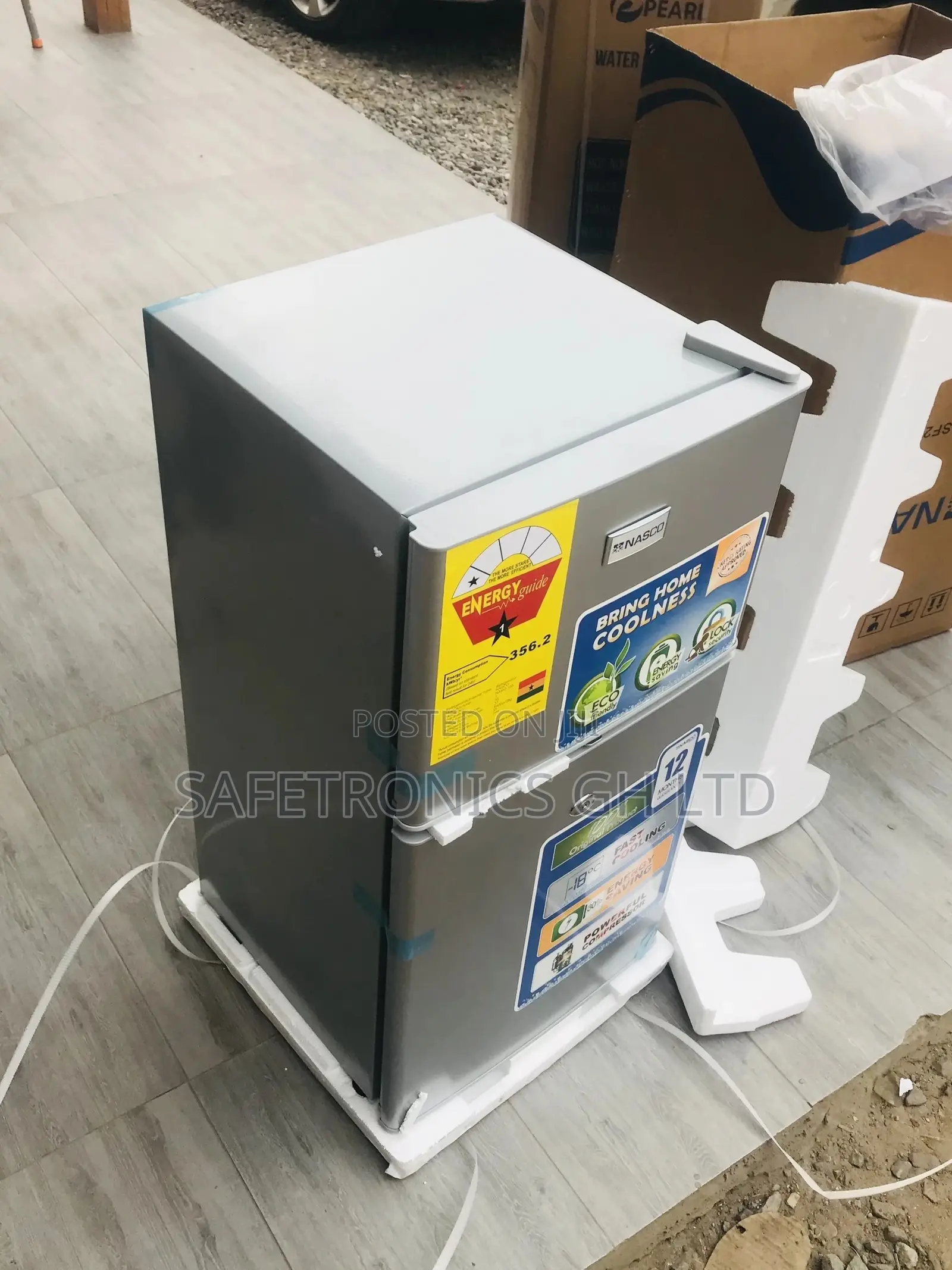 Reliable Nasf2-120 Doubledoor 90L Topfreezer Nasco Fridge