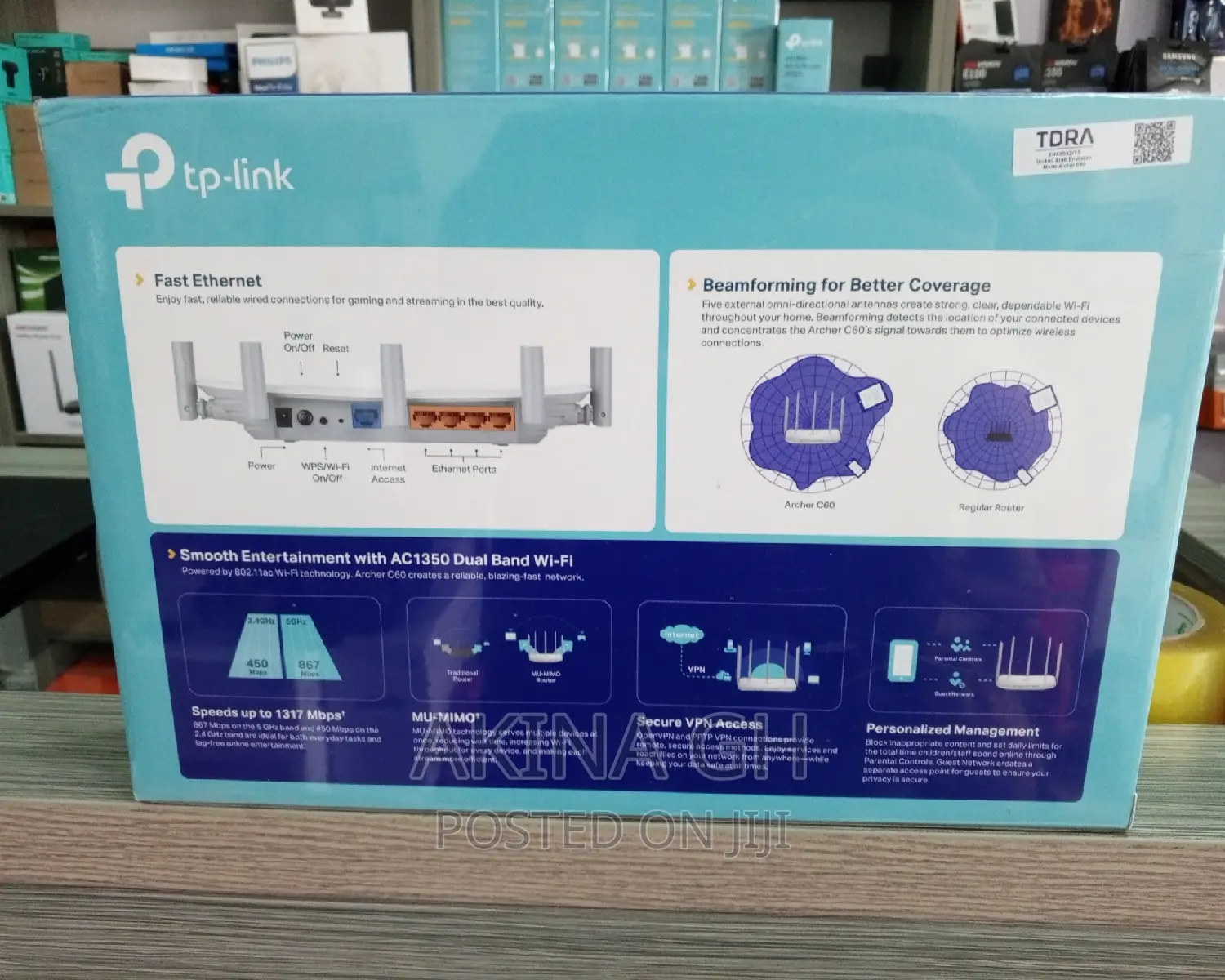 Tp-Link Archer C60 Ac1350 Wireless Dual Band Router